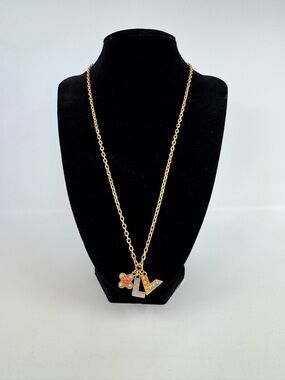 Authentic Louis Vuitton Pandatif Love Letters Necklace